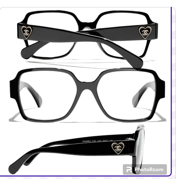 CHANEL Accessories - CHANEL EYEGLASSES Black  Ref.3438 C501 FRAMES 54-17-140 RX Blue light